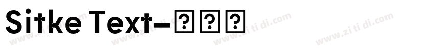 Sitke Text字体转换